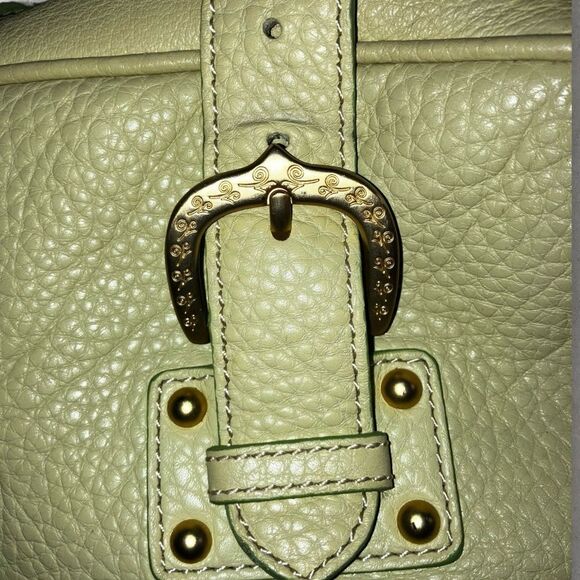 Spring Colored Dooney and Bourke Large Yellow/Green Bag/Purse - Picture 10 of 16